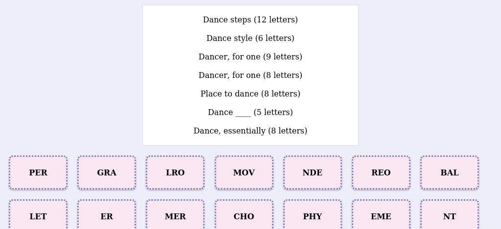 Lexicogs screen