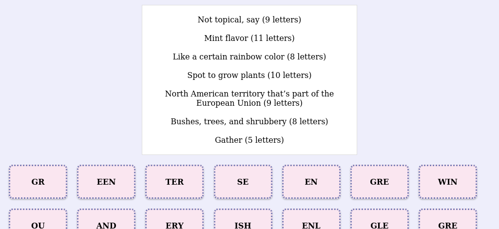 Lexicogs screen