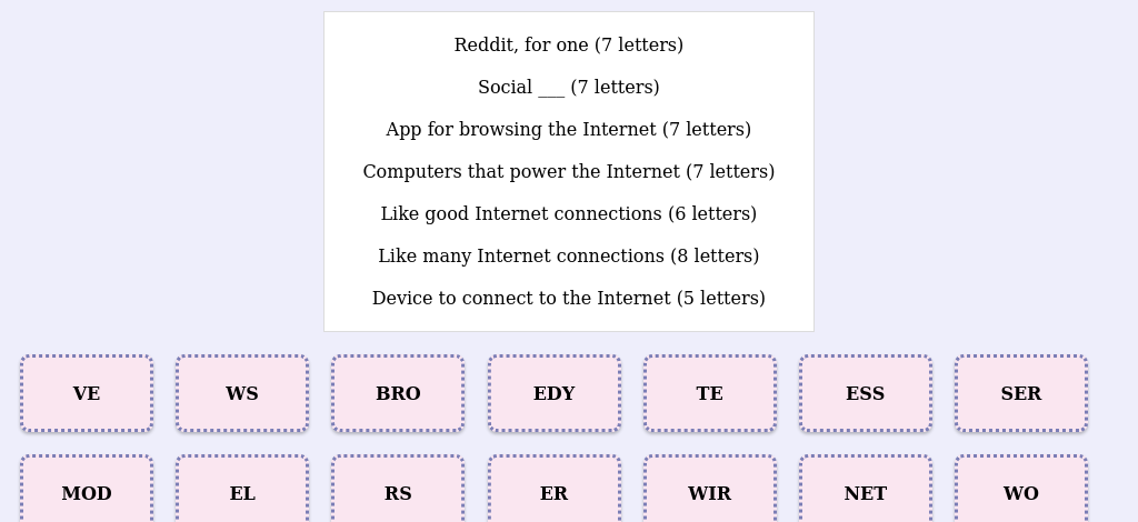 Lexicogs screen