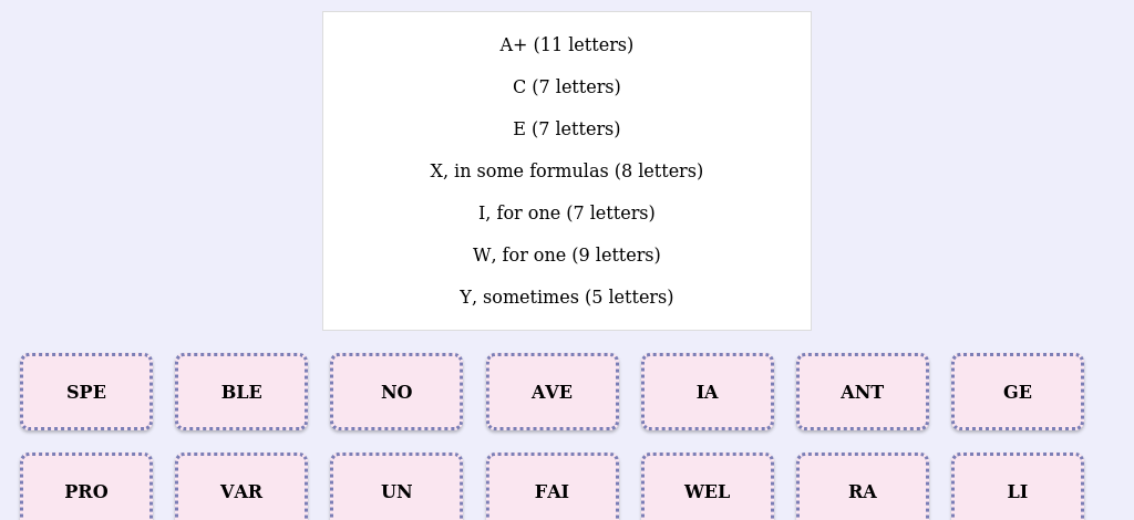 Lexicogs screen