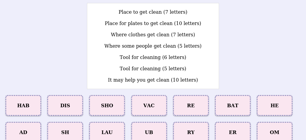 Lexicogs screen
