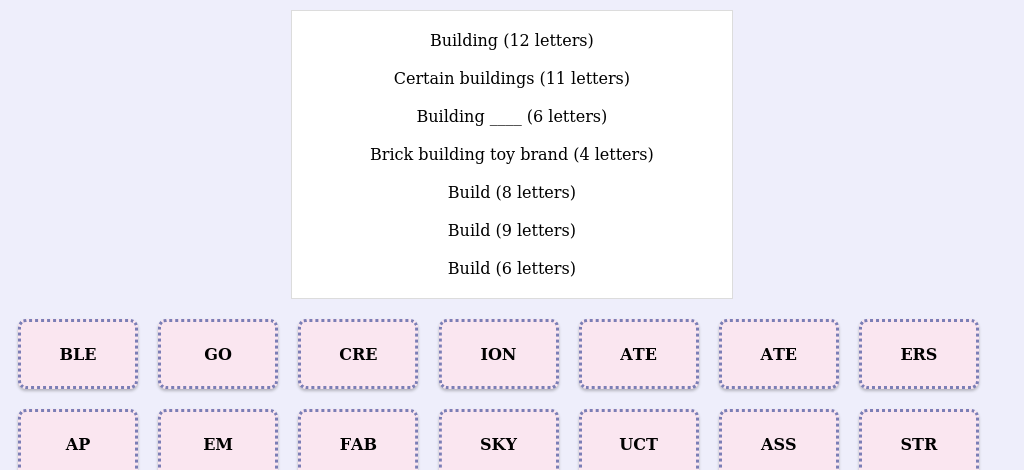 Lexicogs screen