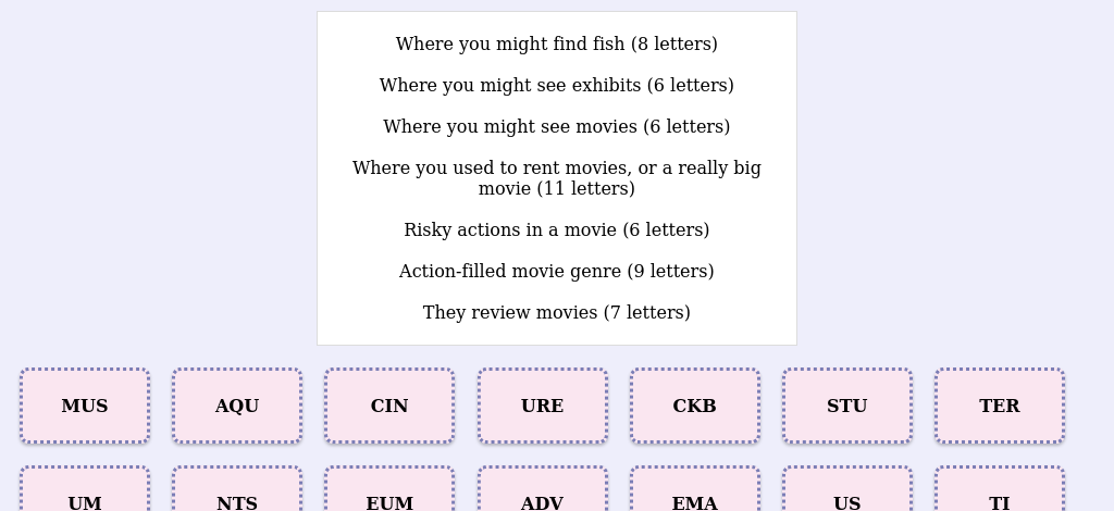 Lexicogs screen