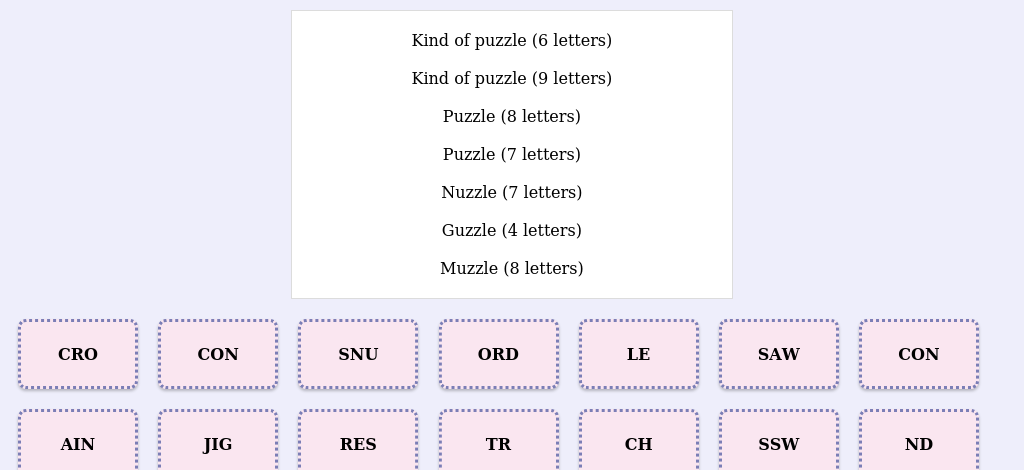Lexicogs screen