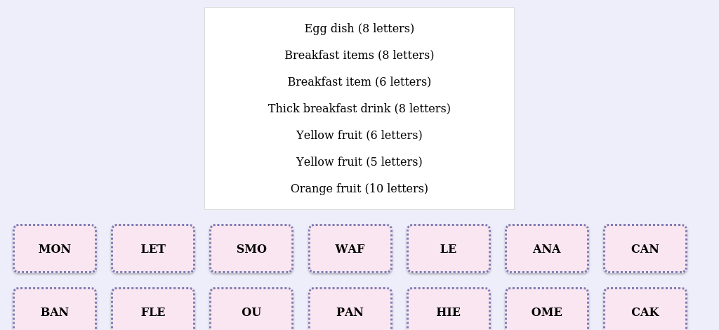 Lexicogs screen