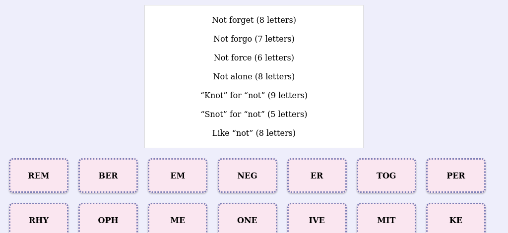 Lexicogs screen