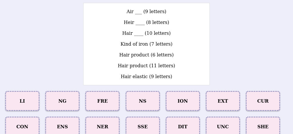 Lexicogs screen