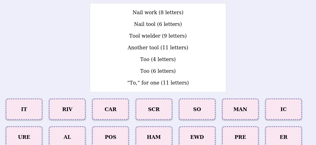 Lexicogs screen