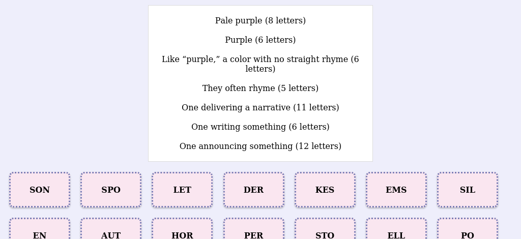Lexicogs screen