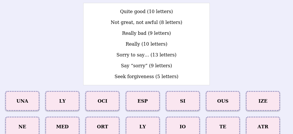Lexicogs screen