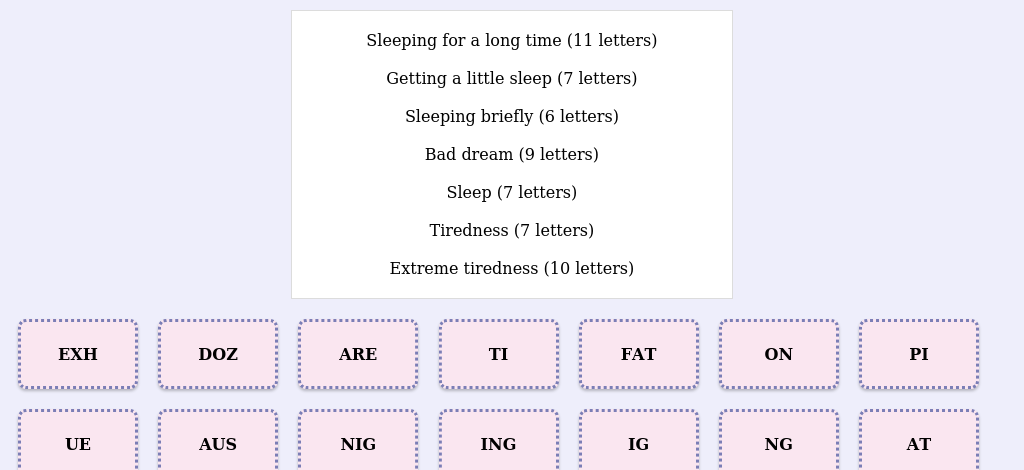 Lexicogs screen