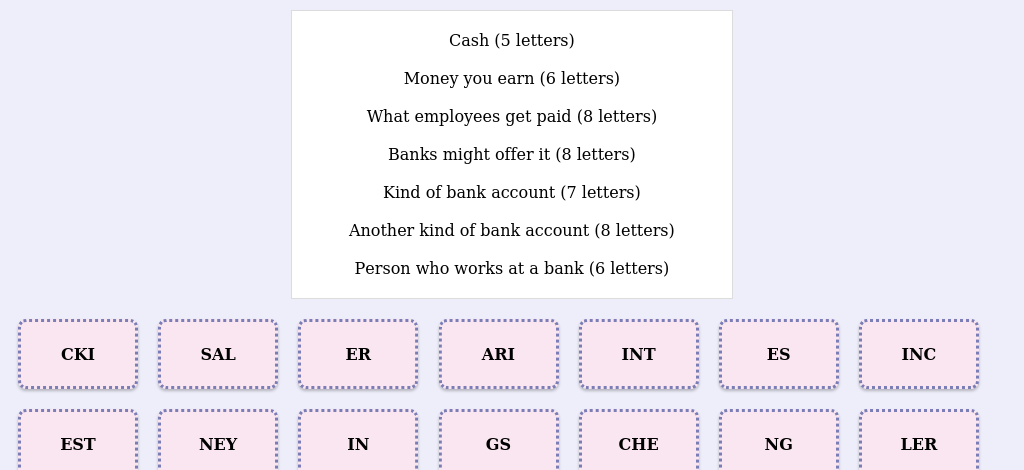 Lexicogs screen