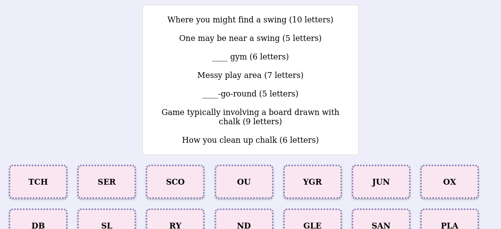 Lexicogs screen