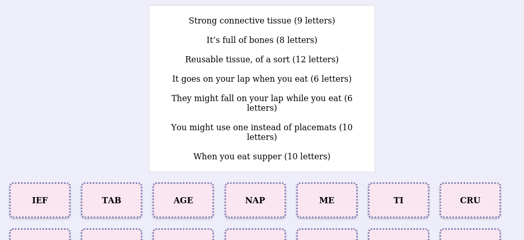 Lexicogs screen