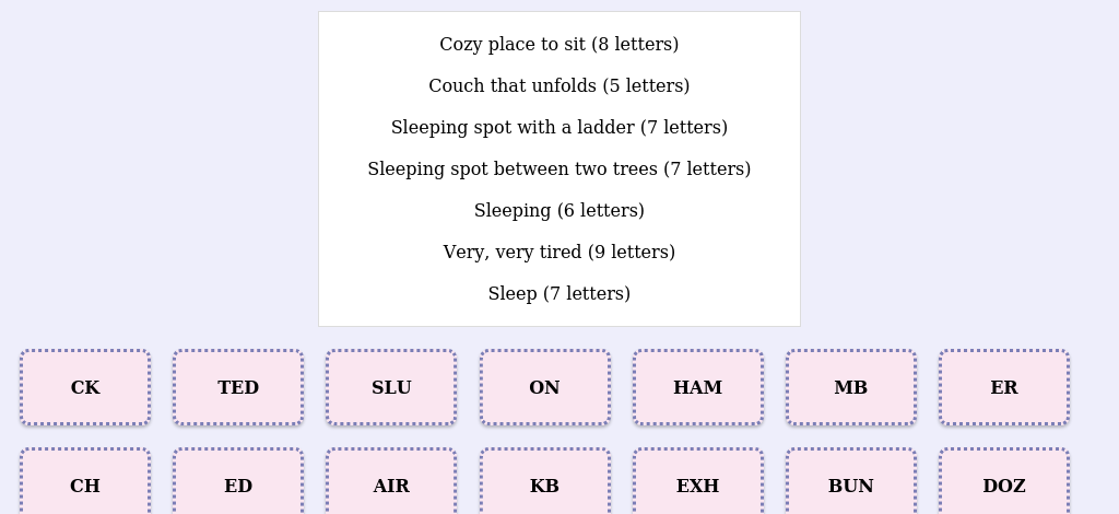 Lexicogs screen