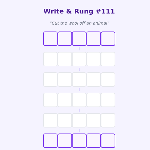 Write and Rung screen