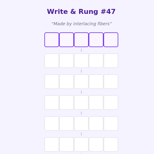 Write and Rung screen
