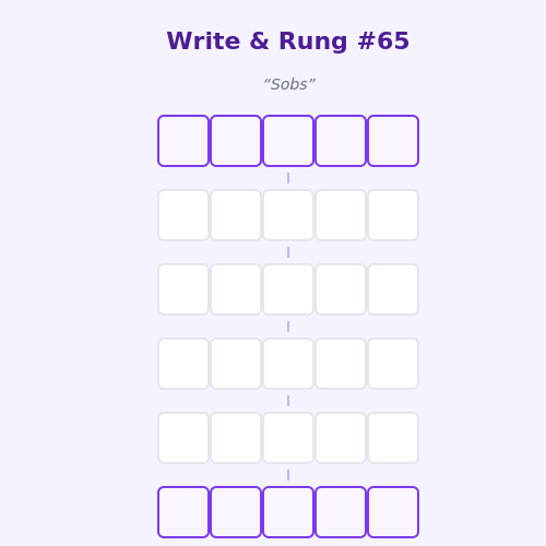 Write and Rung screen